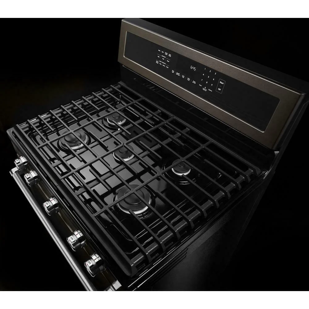 Kitchenaid KFGG500EBS 30-Inch 5-Burner Gas Convection Range - Image 4