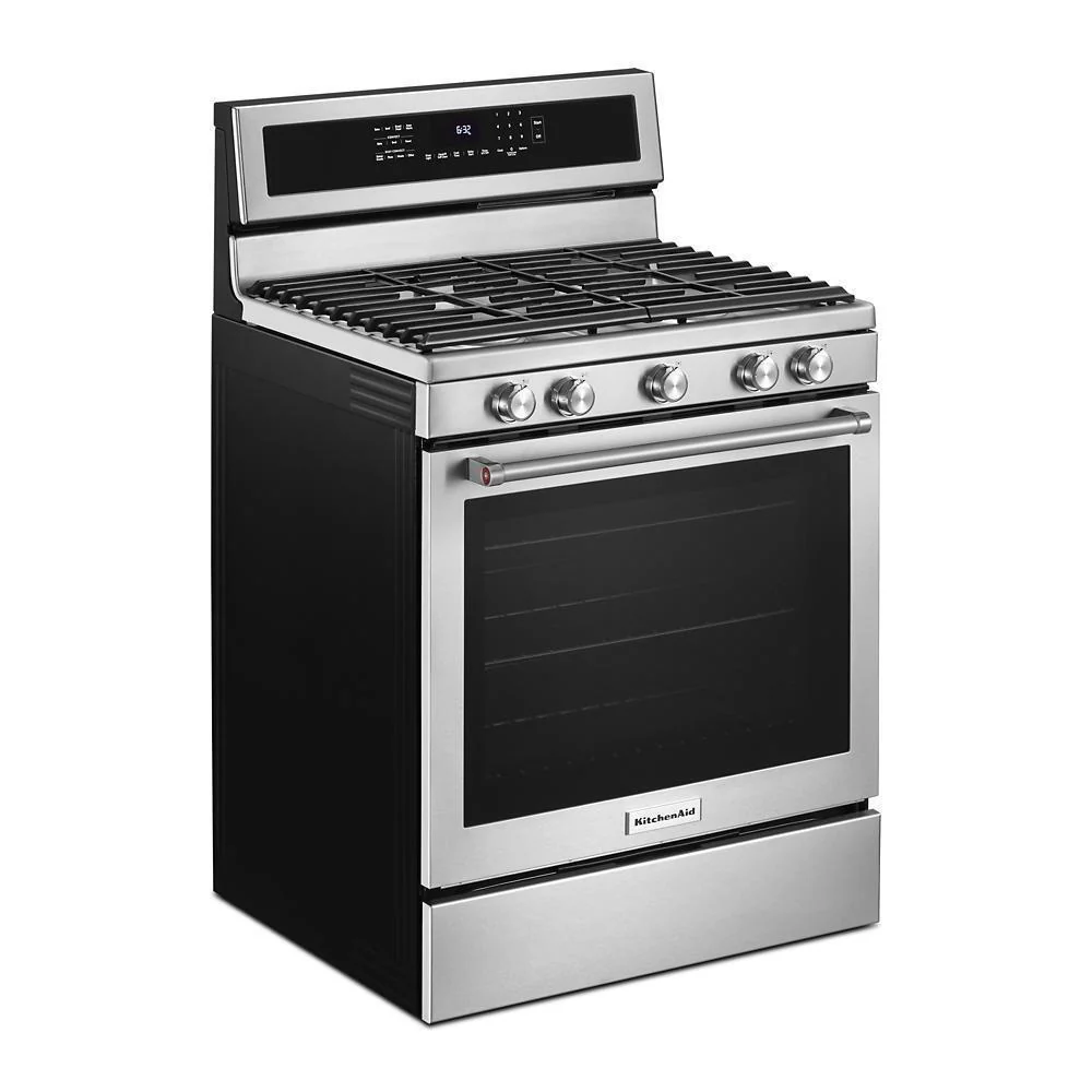 Kitchenaid KFGG500ESS 30-Inch 5-Burner Gas Convection Range - Image 17
