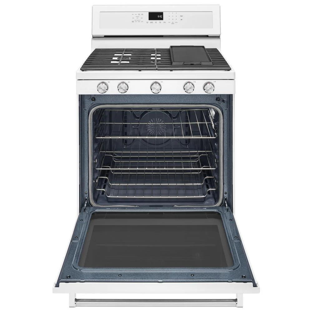Kitchenaid KFGG500EWH 30-Inch 5-Burner Gas Convection Range - Image 6