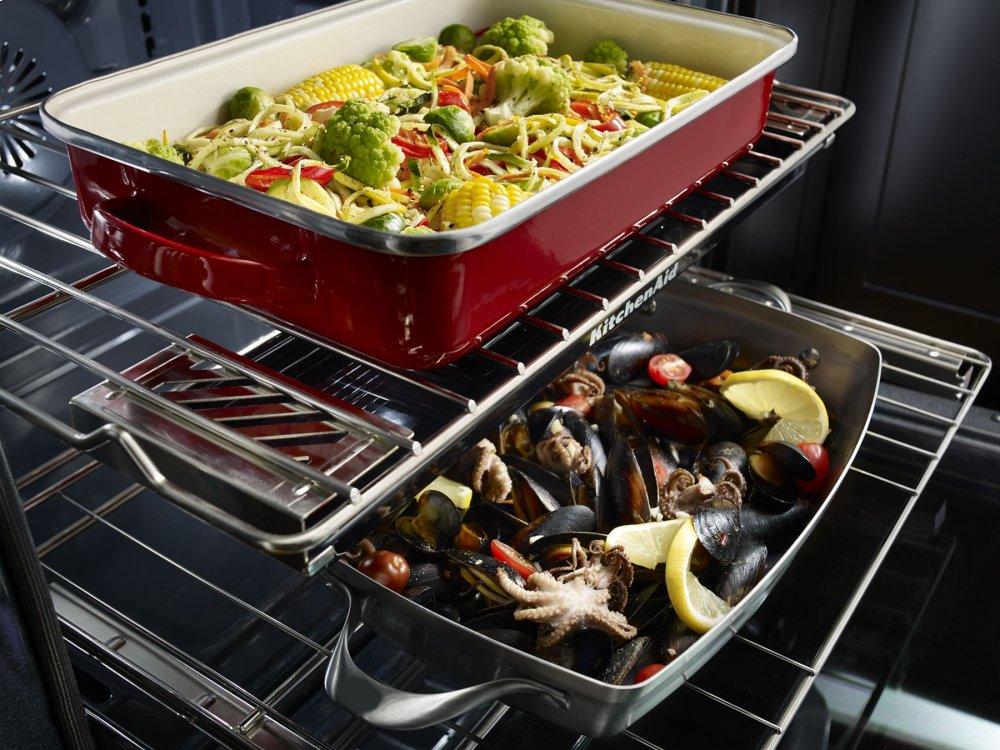 Kitchenaid KFGS530ESS 30-Inch 5 Burner Gas Convection Range with Warming Drawer - Stainless Steel - Image 13