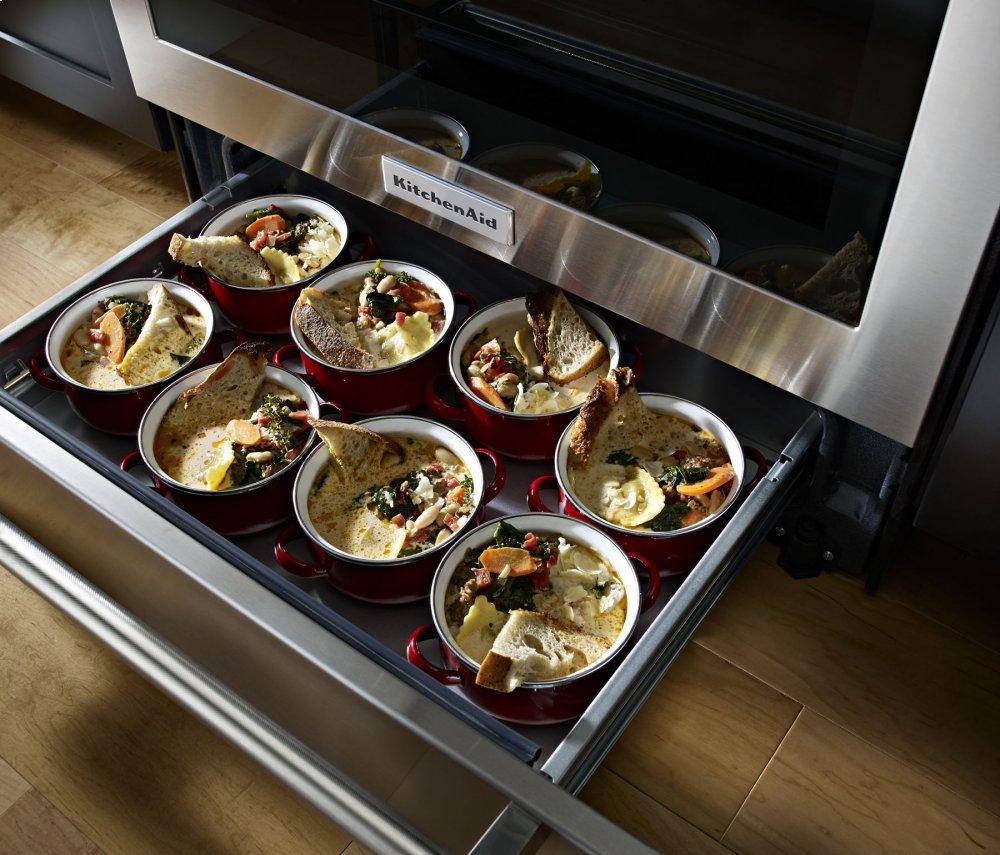 Kitchenaid KFGS530ESS 30-Inch 5 Burner Gas Convection Range with Warming Drawer - Stainless Steel - Image 3