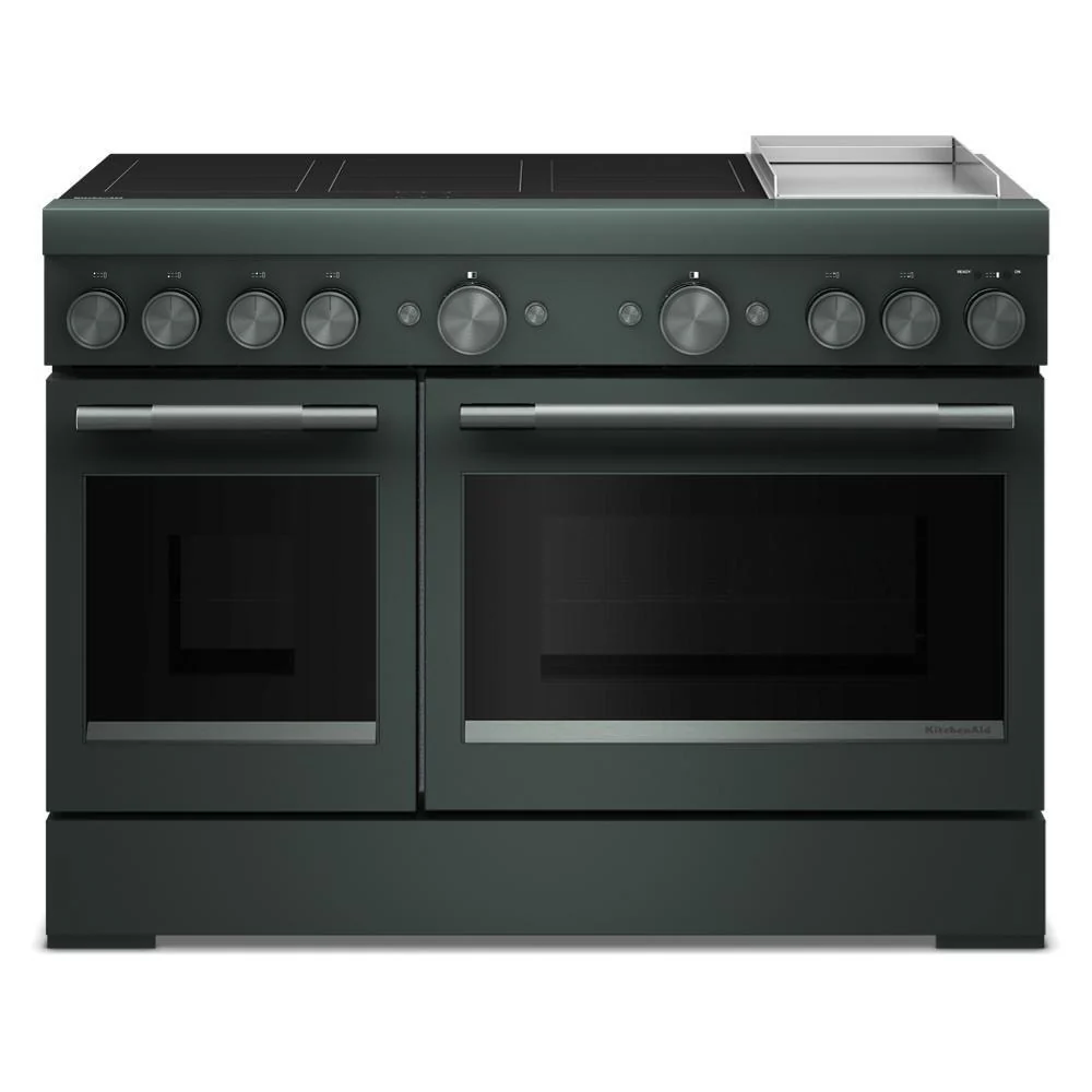 Kitchenaid KFID948SJP 48-Inch 6-Element Induction Freestanding Commercial-Style Range with Griddle