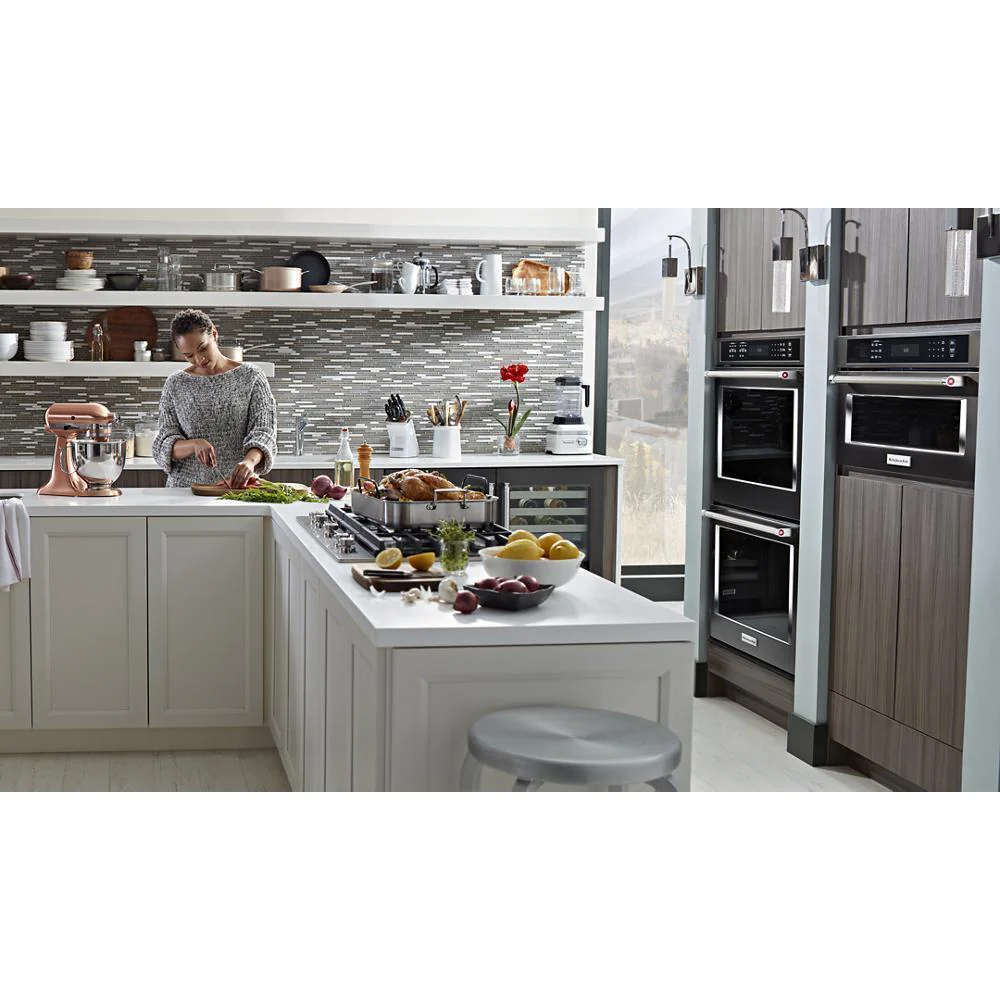 Kitchenaid KMBP100EBS 30" Built In Microwave Oven with Convection Cooking - Image 13