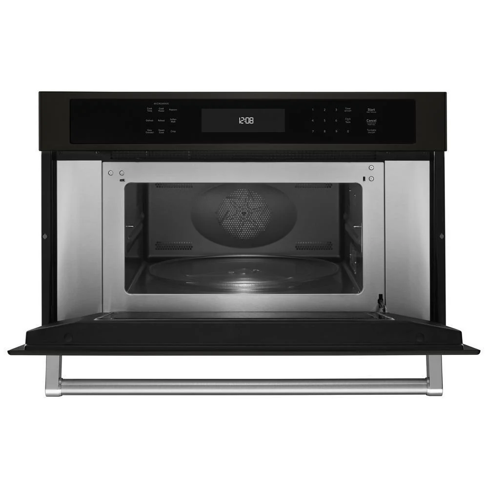 Kitchenaid KMBP100EBS 30" Built In Microwave Oven with Convection Cooking - Image 3