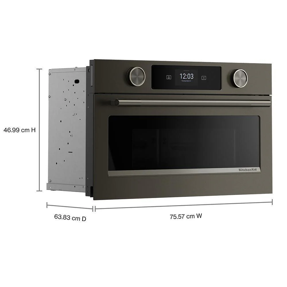 Kitchenaid KMBS730SBE 30" Built In Microwave Oven with Air Fry - Image 2