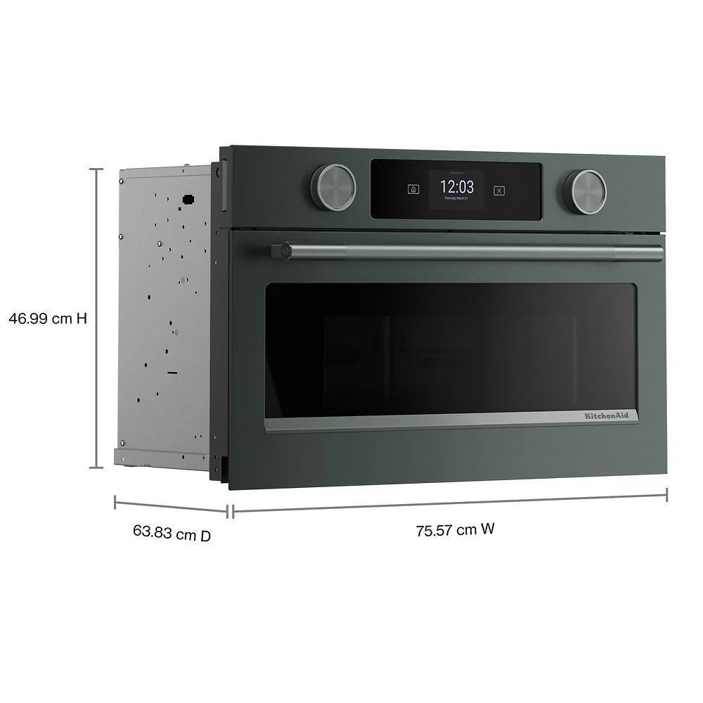 Kitchenaid KMBS730SJP 30" Built In Microwave Oven with Air Fry - Image 2