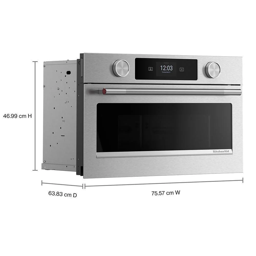 Kitchenaid KMBS730SPS 30" Built In Microwave Oven with Air Fry - Image 2