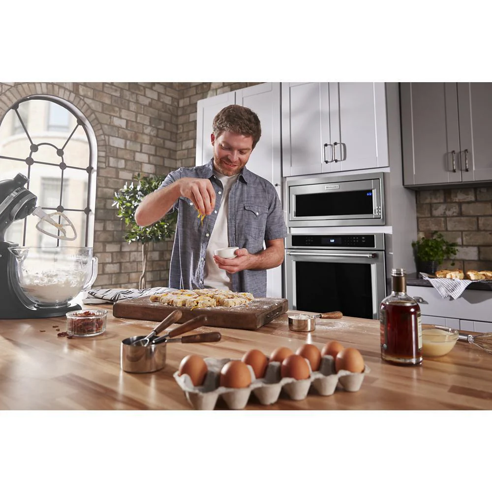 Kitchenaid KMBT5011KSS 1000 Watt Built-In Low Profile Microwave with Slim Trim Kit - Image 19