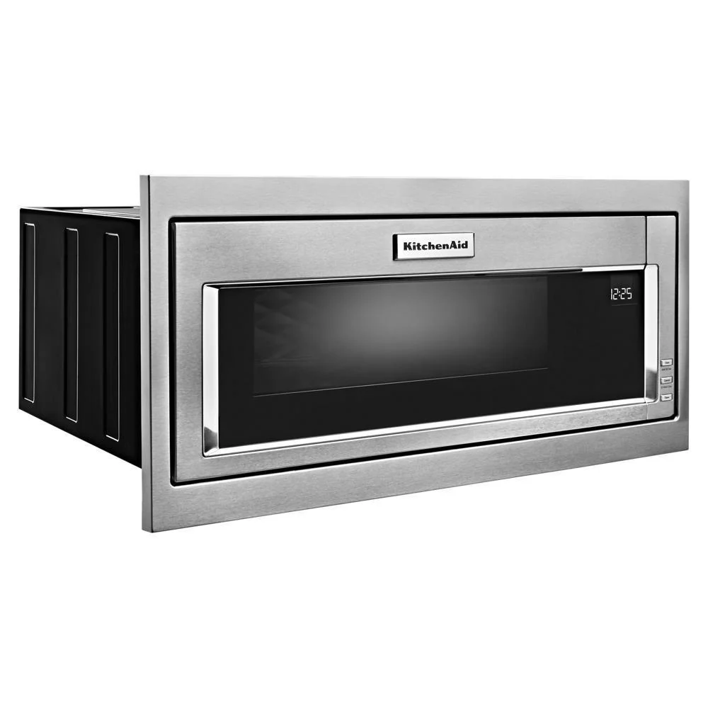 Kitchenaid KMBT5011KSS 1000 Watt Built-In Low Profile Microwave with Slim Trim Kit - Image 3