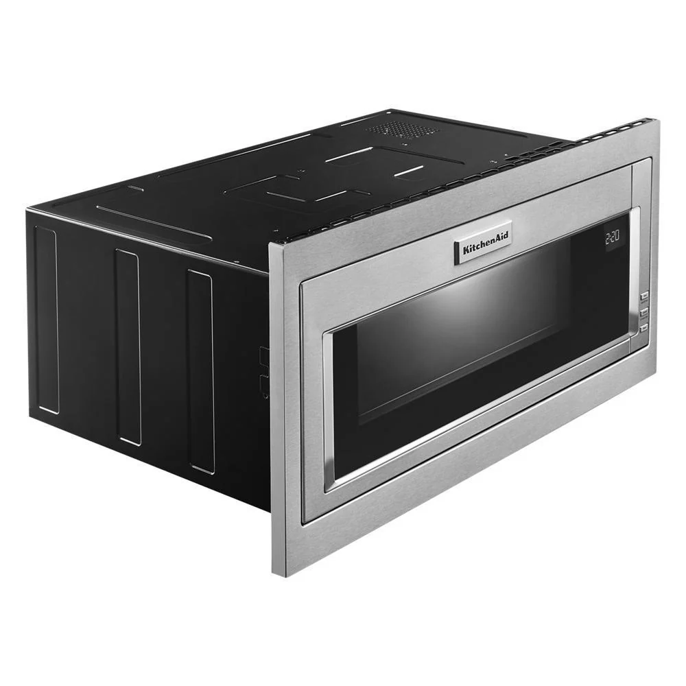 Kitchenaid KMBT5011KSS 1000 Watt Built-In Low Profile Microwave with Slim Trim Kit - Image 6