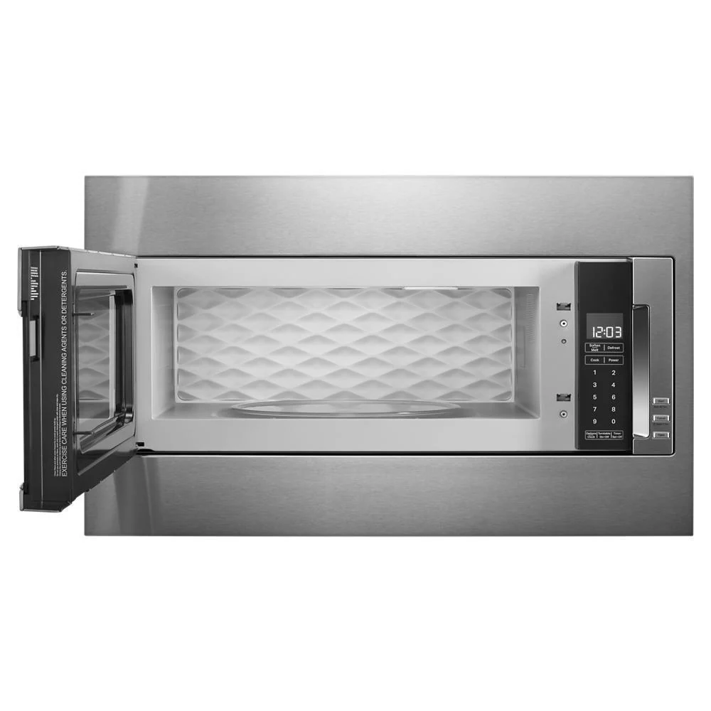 Kitchenaid KMBT5511KSS 1000 Watt Built-In Low Profile Microwave with Standard Trim Kit - Image 10