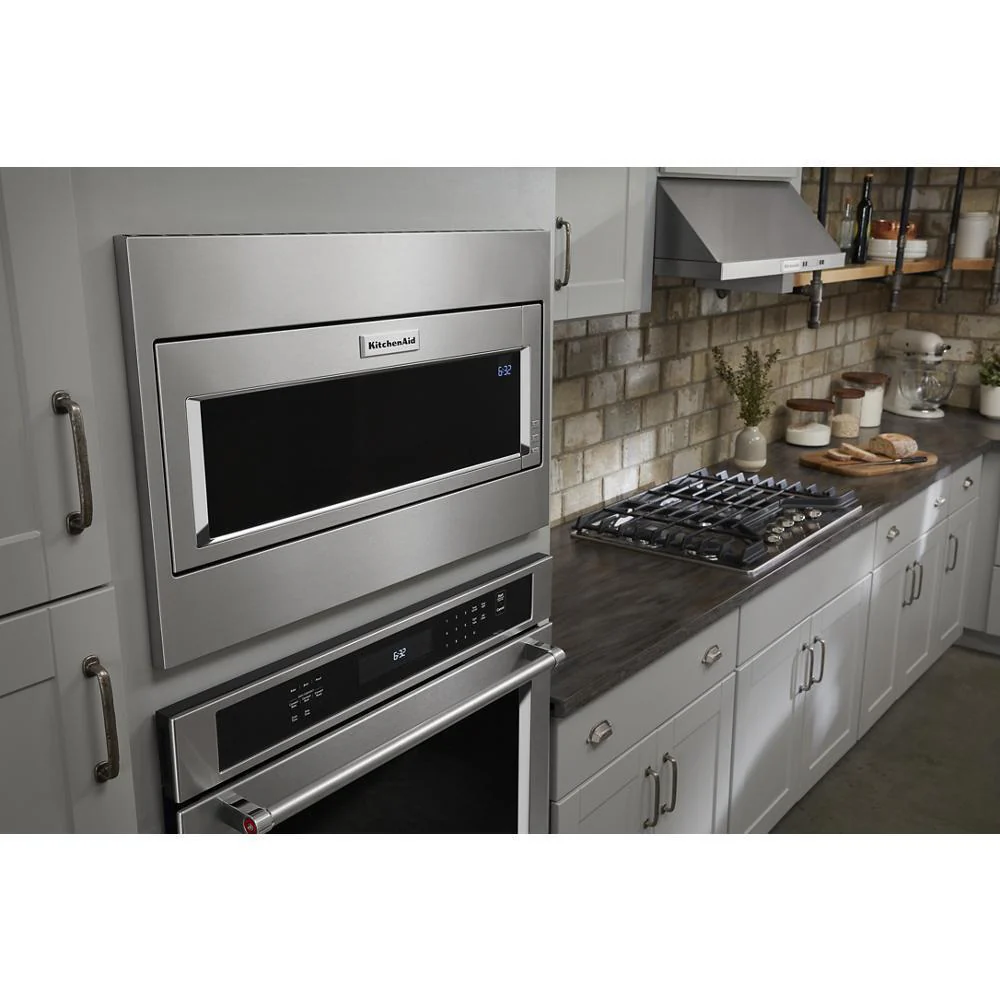 Kitchenaid KMBT5511KSS 1000 Watt Built-In Low Profile Microwave with Standard Trim Kit - Image 13