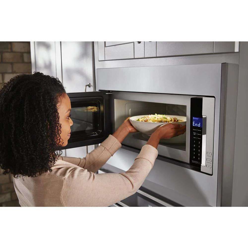 Kitchenaid KMBT5511KSS 1000 Watt Built-In Low Profile Microwave with Standard Trim Kit - Image 17