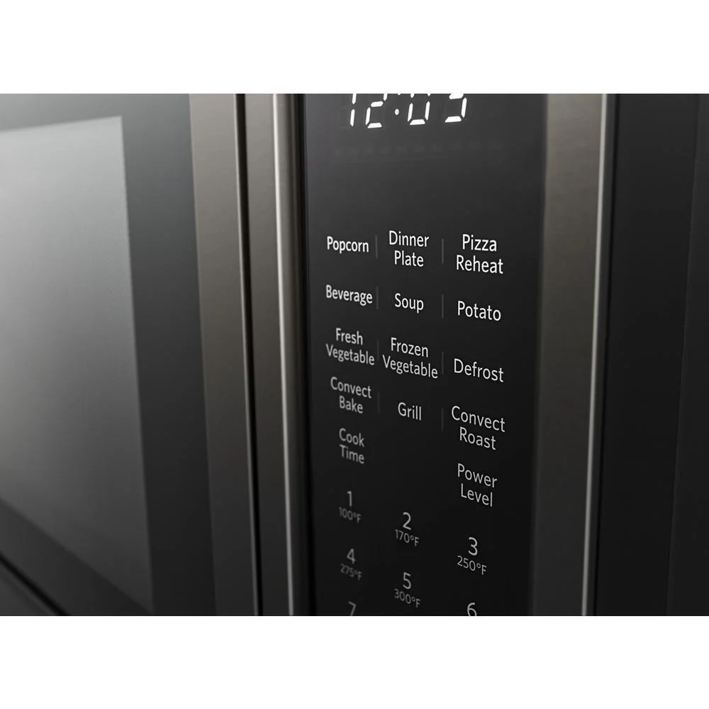 Kitchenaid KMCC5015GBS 21 3/4" Countertop Convection Microwave Oven with PrintShield™ Finish - 1000 Watt - Image 4