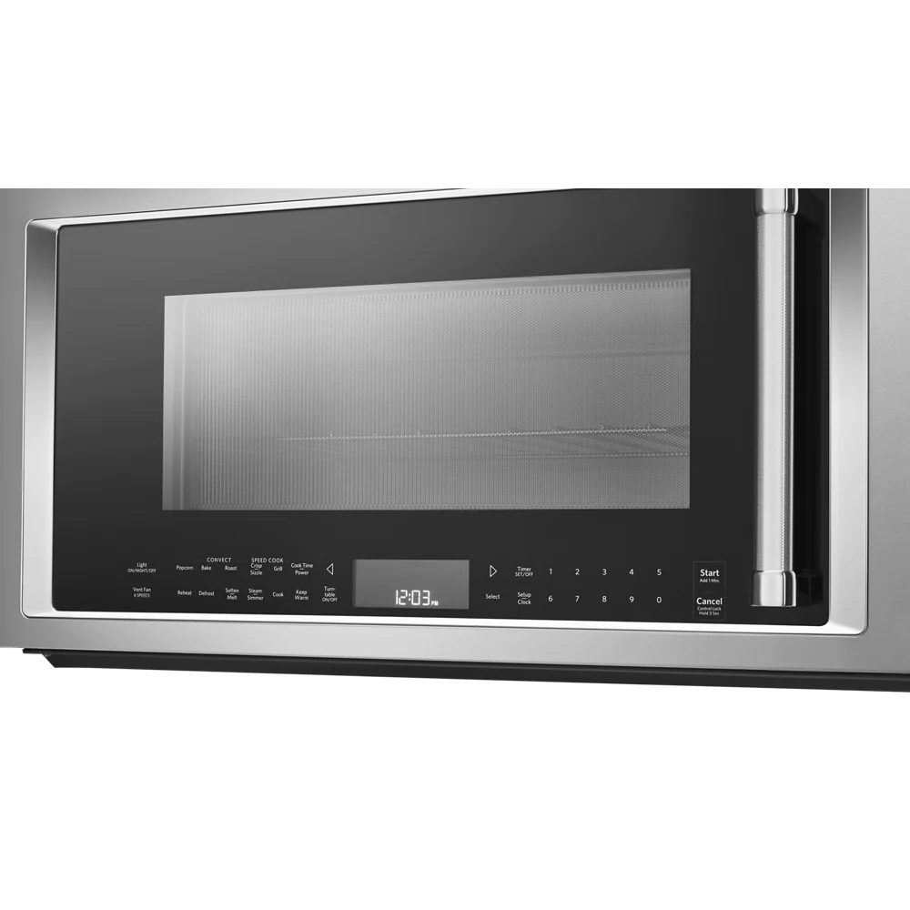 Kitchenaid KMHP519ESS 30" 1200-Watt Microwave Hood Combination with Convection Cooking - Image 4