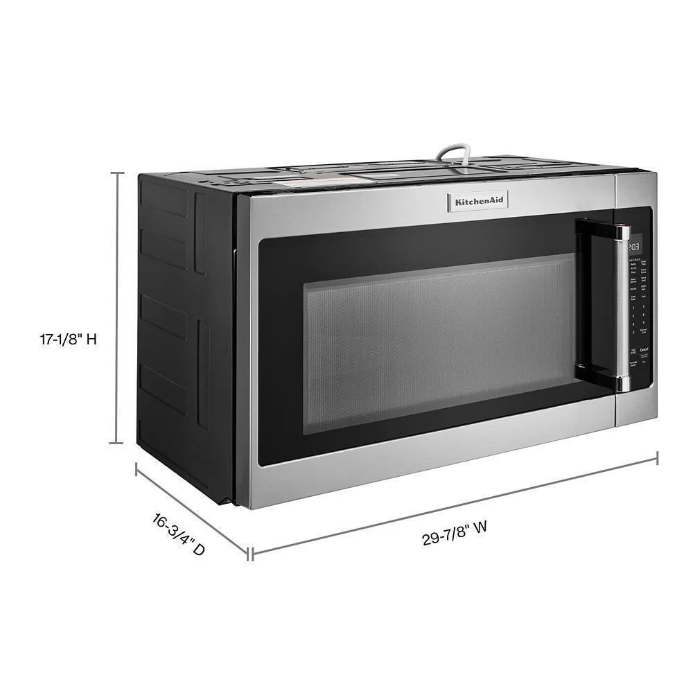 Kitchenaid KMHS120ESS 30" 1000-Watt Microwave Hood Combination - Image 5