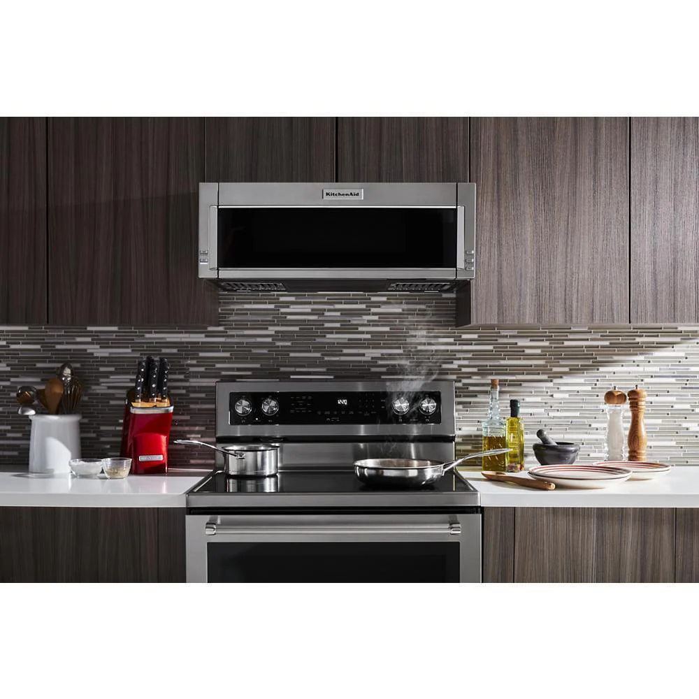 Kitchenaid KMLS311HSS 1000-Watt Low Profile Microwave Hood Combination - Image 17