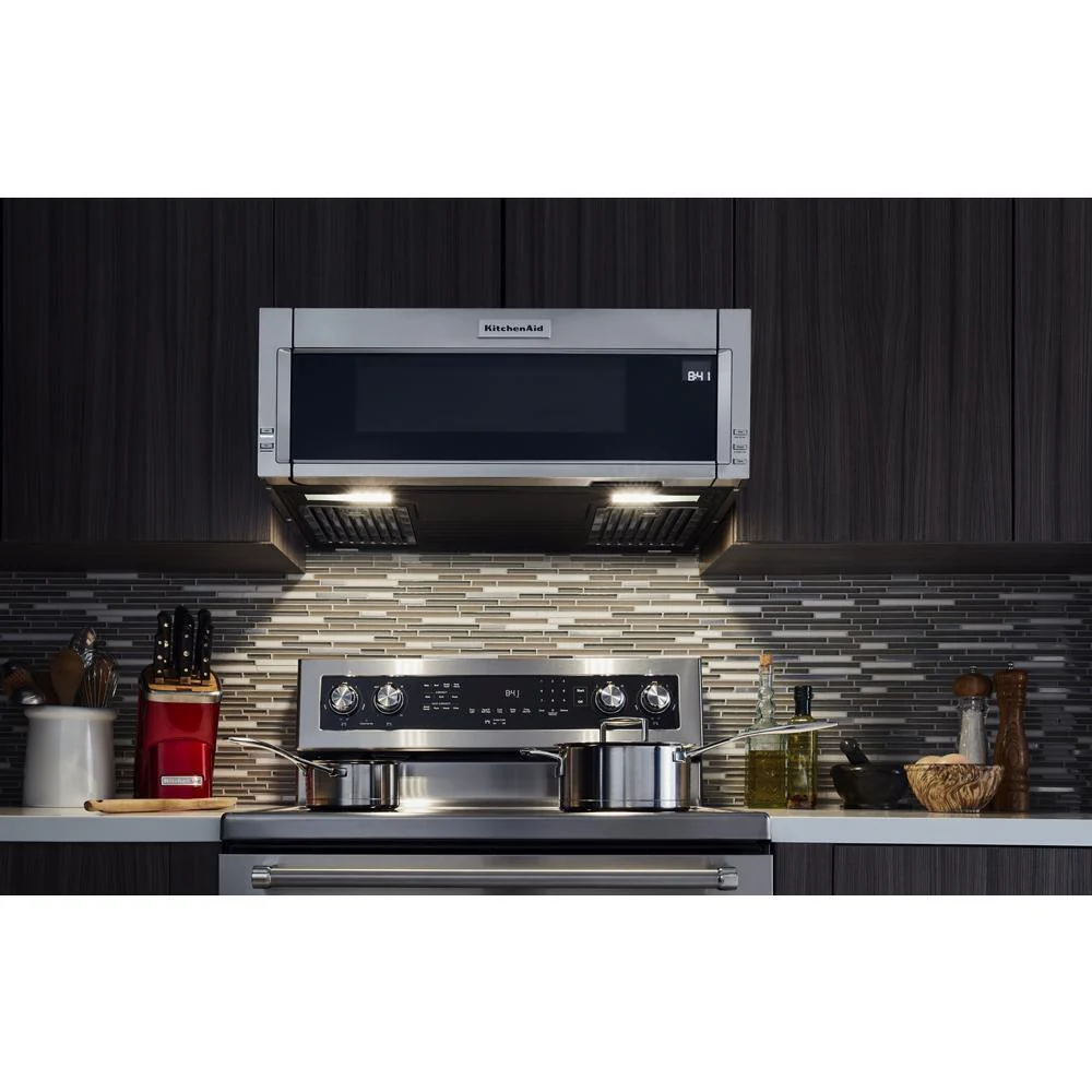 Kitchenaid KMLS311HSS 1000-Watt Low Profile Microwave Hood Combination - Image 18