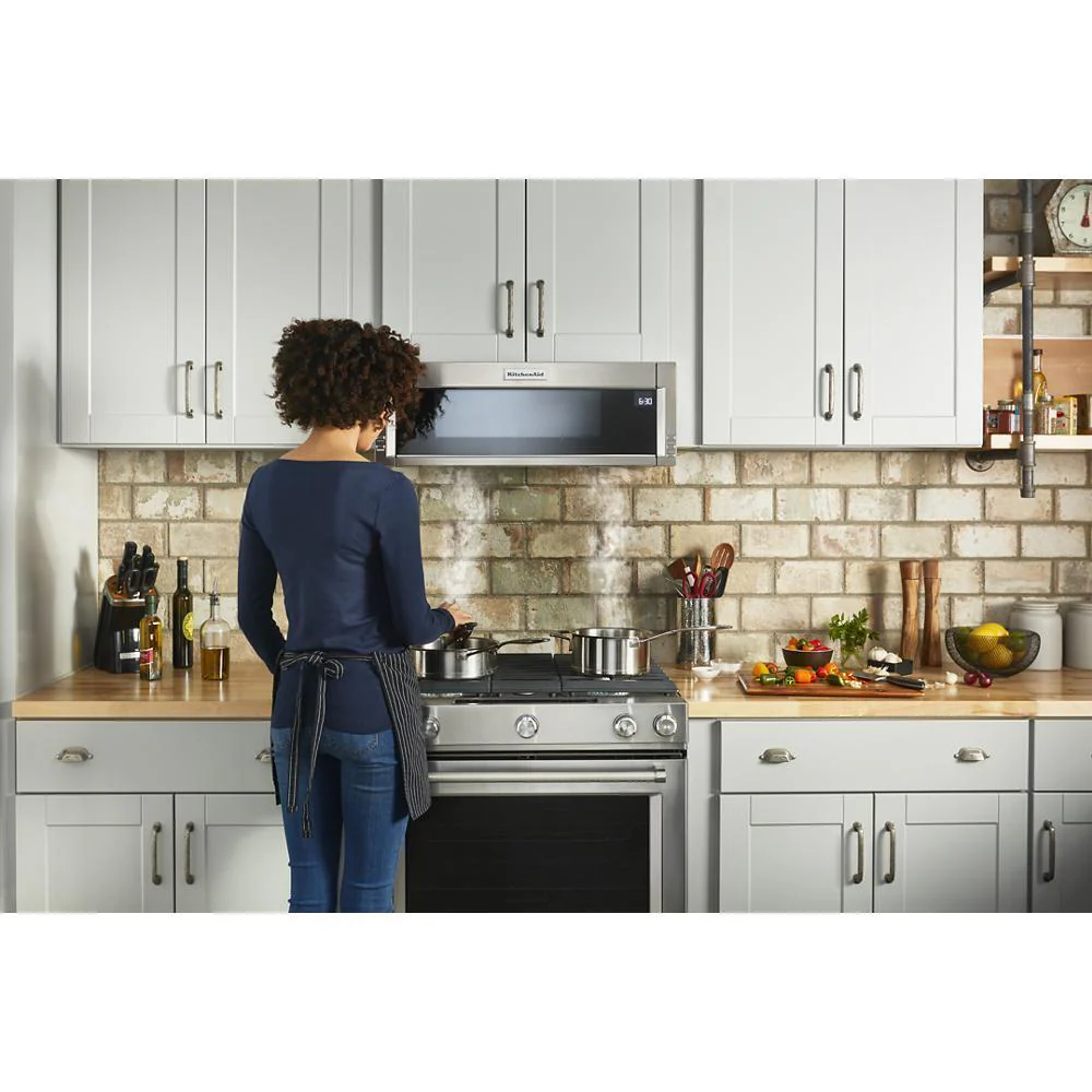 Kitchenaid KMLS311HSS 1000-Watt Low Profile Microwave Hood Combination - Image 24