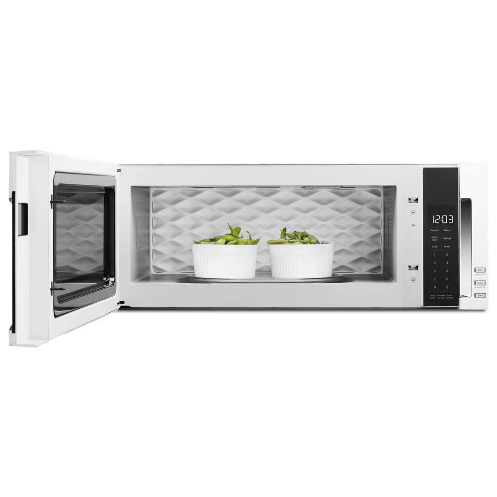 Kitchenaid KMLS311HWH 1000-Watt Low Profile Microwave Hood Combination - Image 11