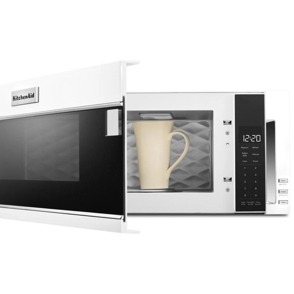 Kitchenaid KMLS311HWH 1000-Watt Low Profile Microwave Hood Combination - Image 12