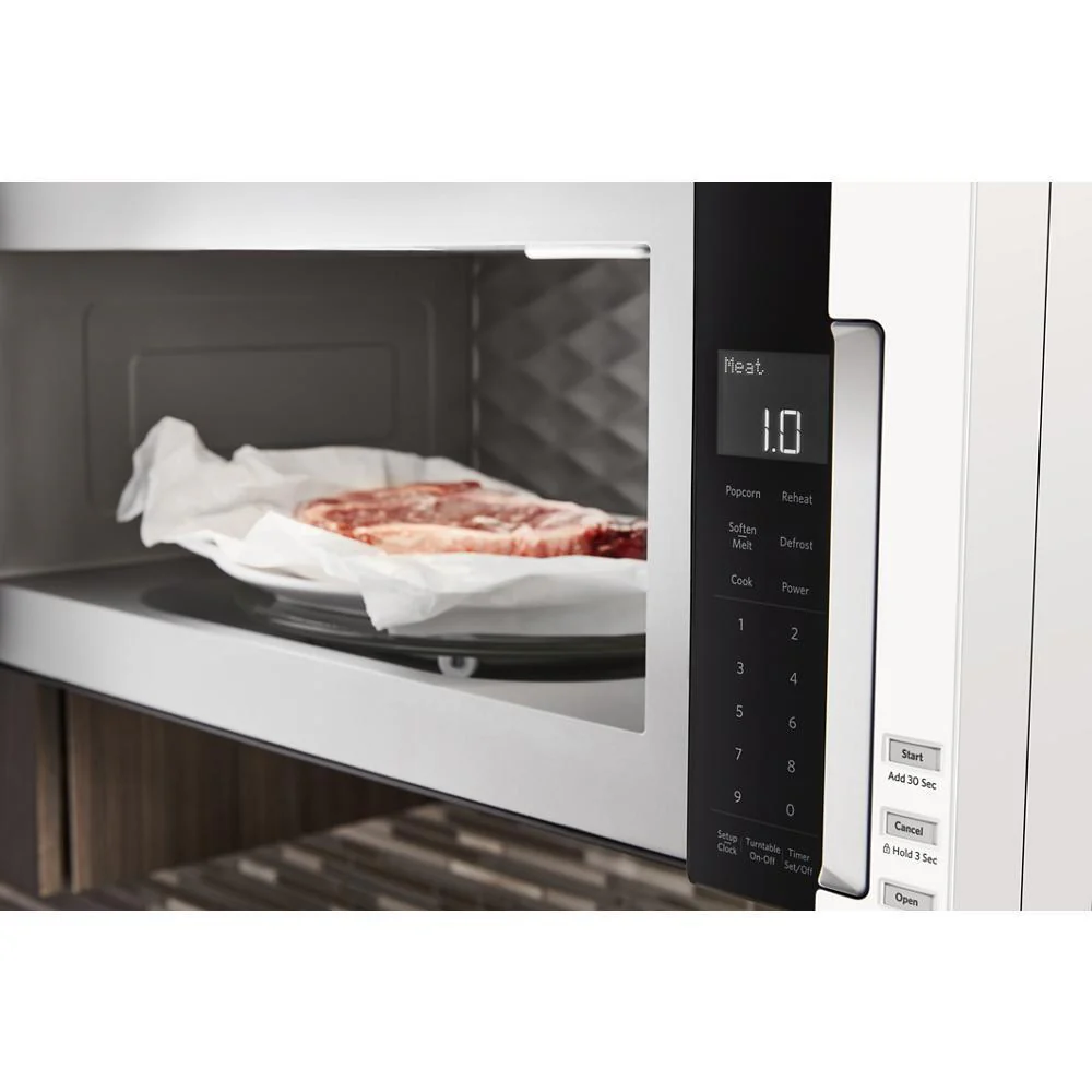 Kitchenaid KMLS311HWH 1000-Watt Low Profile Microwave Hood Combination - Image 13
