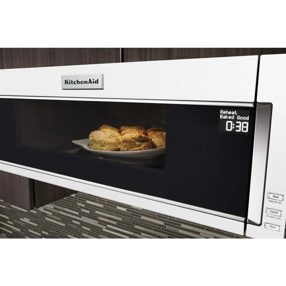 Kitchenaid KMLS311HWH 1000-Watt Low Profile Microwave Hood Combination - Image 3