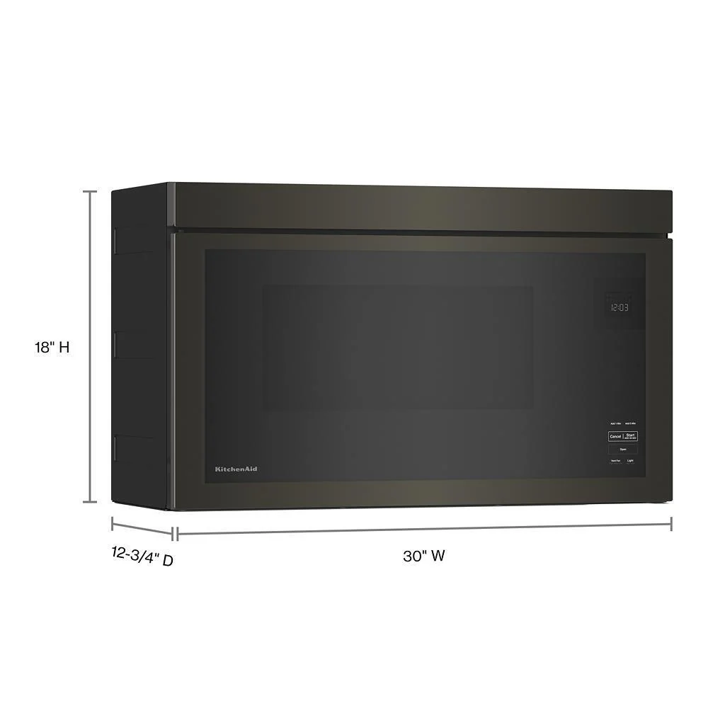 KMMF330PBS KitchenAid® Over-The-Range Microwave with Flush Built-In Design - Image 7