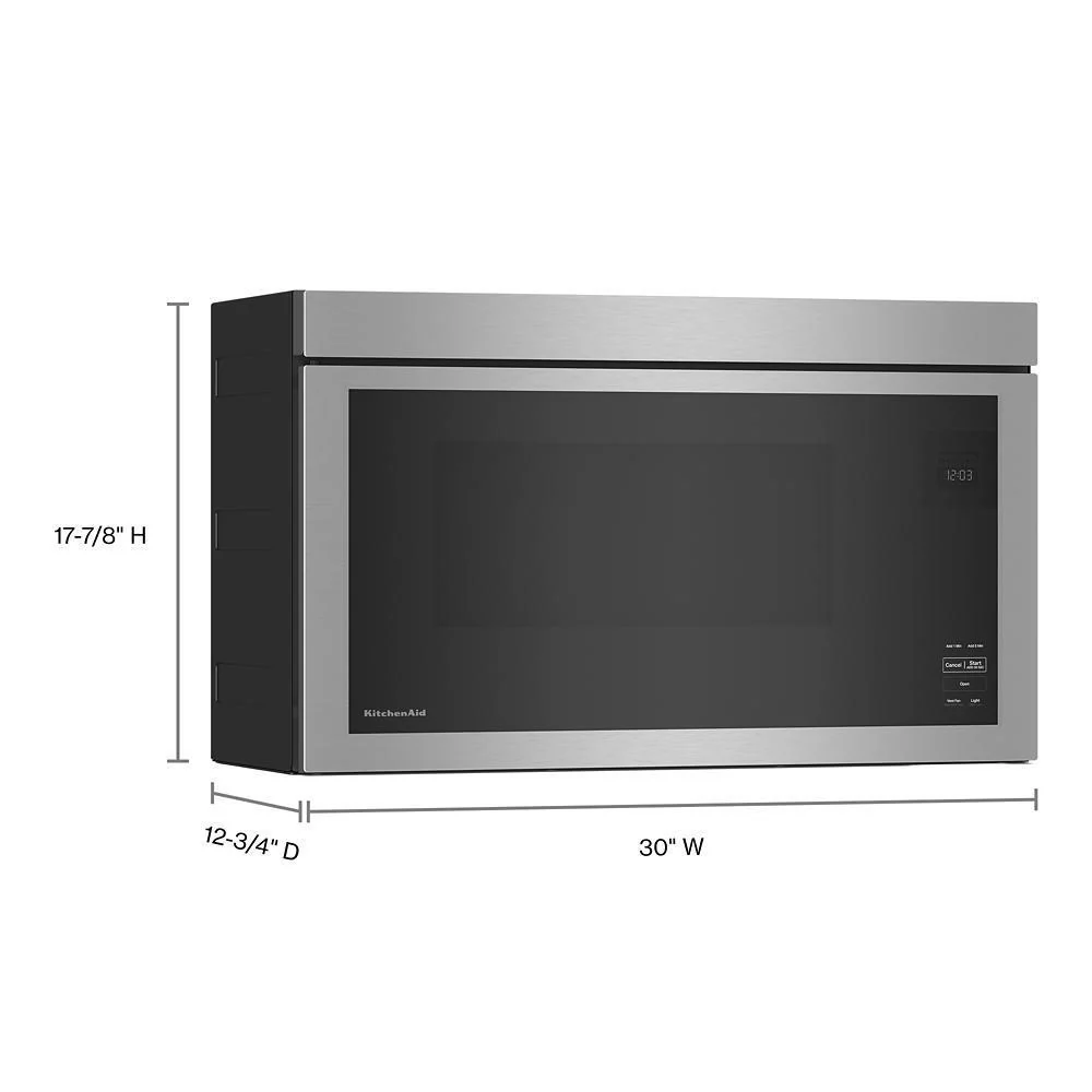 Kitchenaid KMMF330PPS Over-The-Range Microwave with Flush Built-In Design - Image 7