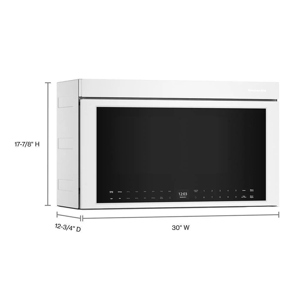KMMF530PWH KitchenAid® Multifunction Over-the-Range Oven with Flush Built-In Design - Image 6