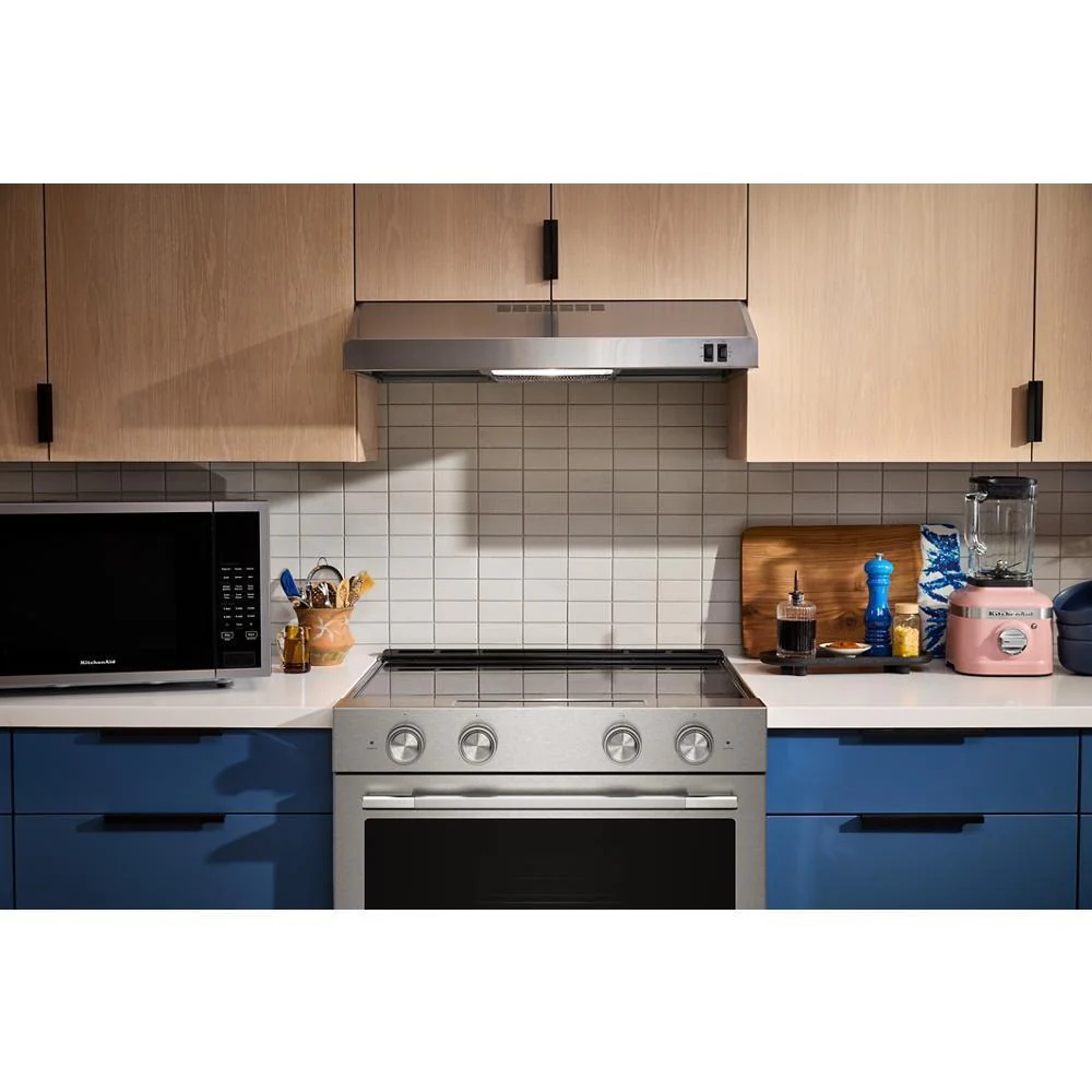 Kitchenaid KMML550RJP Smart Low Profile Microwave Hood Combination with Dual Fan Ventilation - Image 10