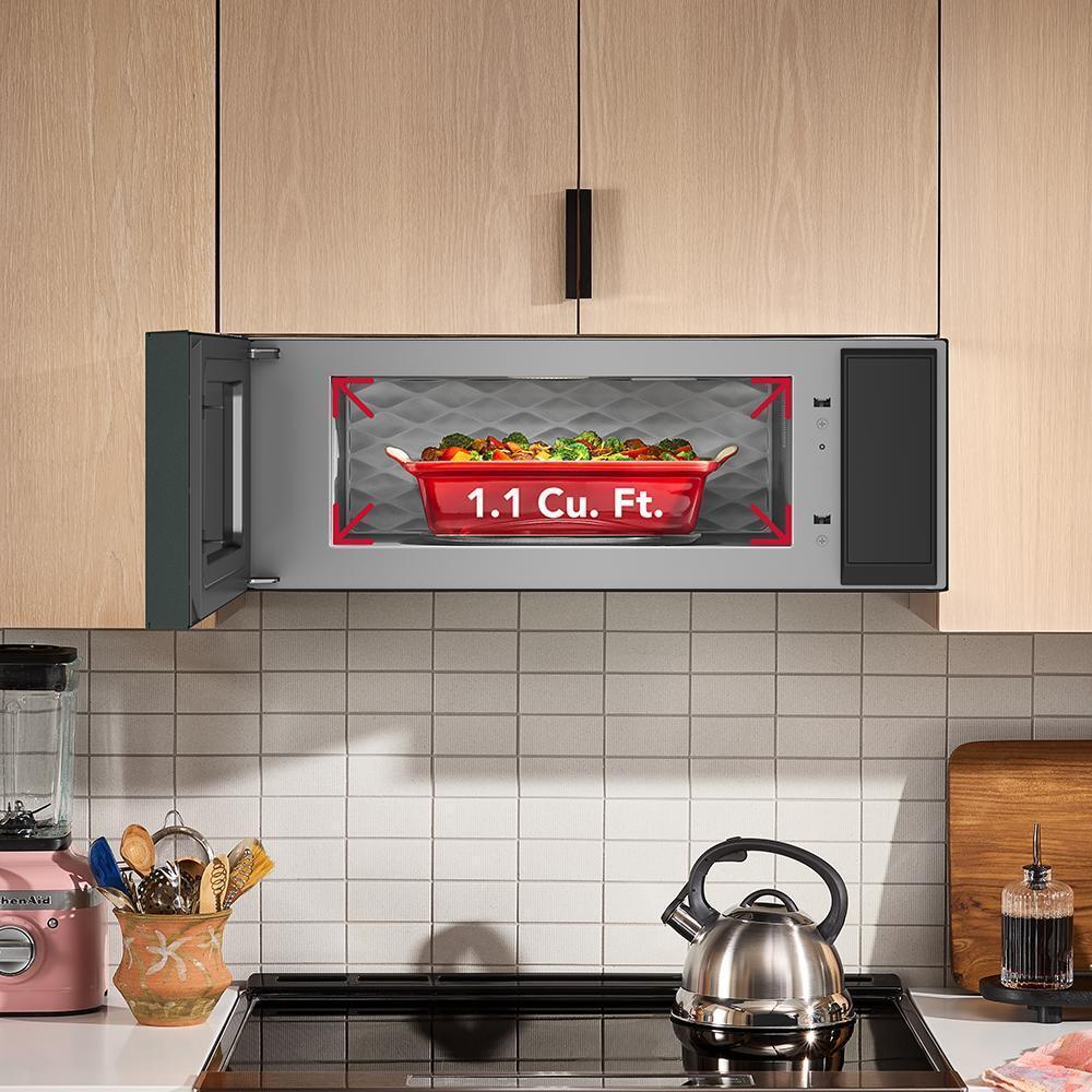 Kitchenaid KMML550RJP Smart Low Profile Microwave Hood Combination with Dual Fan Ventilation - Image 12