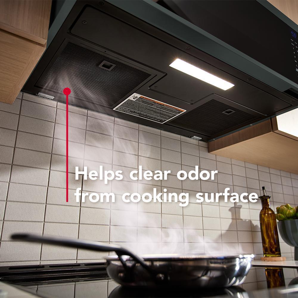 Kitchenaid KMML550RJP Smart Low Profile Microwave Hood Combination with Dual Fan Ventilation - Image 7