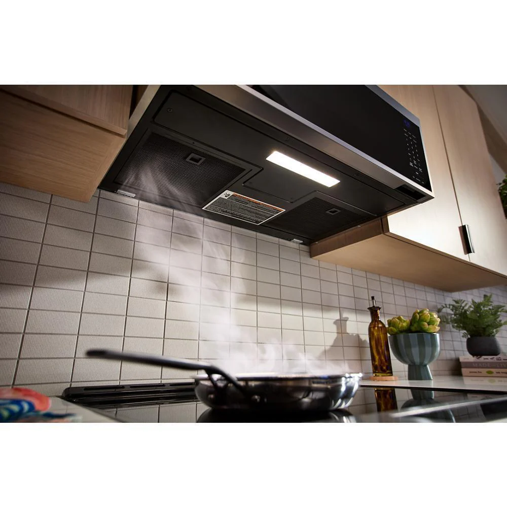 Kitchenaid KMML550RPS Smart Low Profile Microwave Hood Combination with Dual Fan Ventilation - Image 8