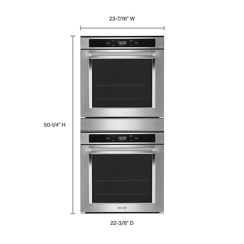 Kitchenaid KODC504PPS 24" Smart Double Wall Oven with True Convection - Image 7