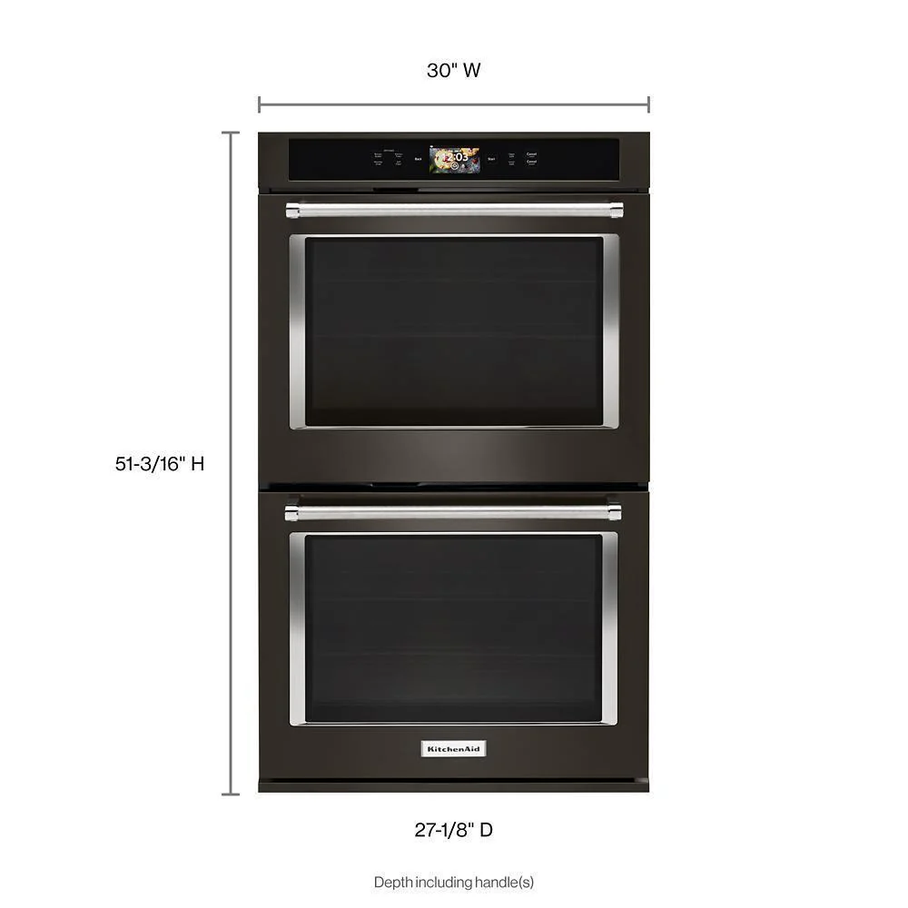 Kitchenaid KODE900HBS Smart Oven+ 30" Double Oven with Powered Attachments and PrintShield™ Finish - Image 7