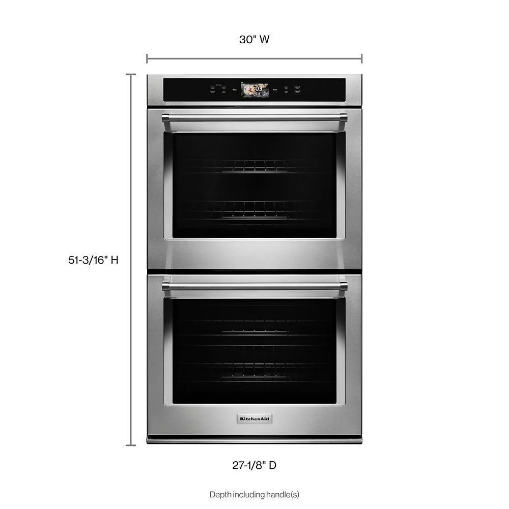 Kitchenaid KODE900HSS Smart Oven+ 30" Double Oven with Powered Attachments - Image 7
