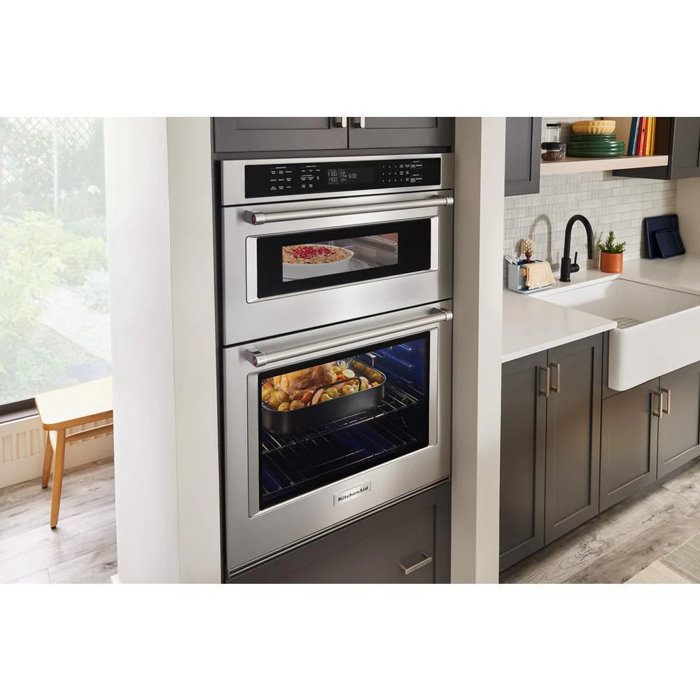 KOEC530PSS KitchenAid® 30" Combination Microwave Wall Ovens with Air Fry Mode. - Image 2