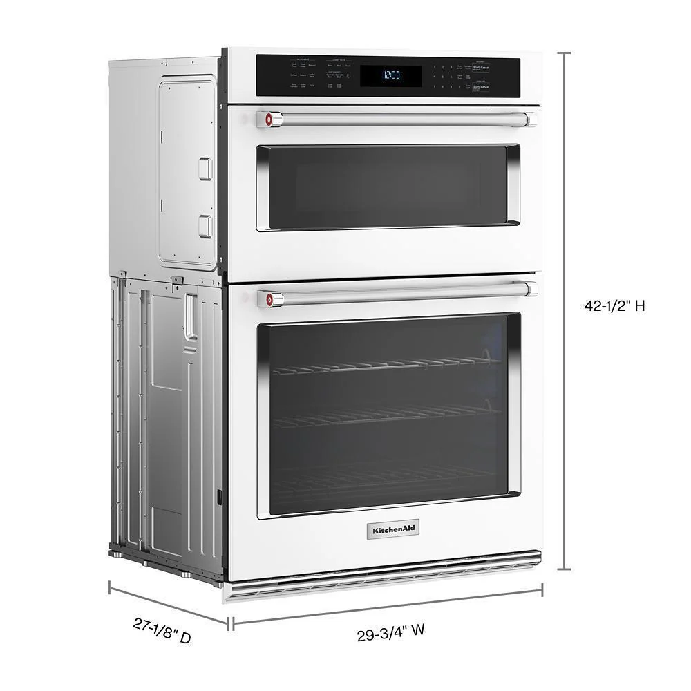 KOEC530PWH KitchenAid® 30" Combination Microwave Wall Ovens with Air Fry Mode. - Image 2