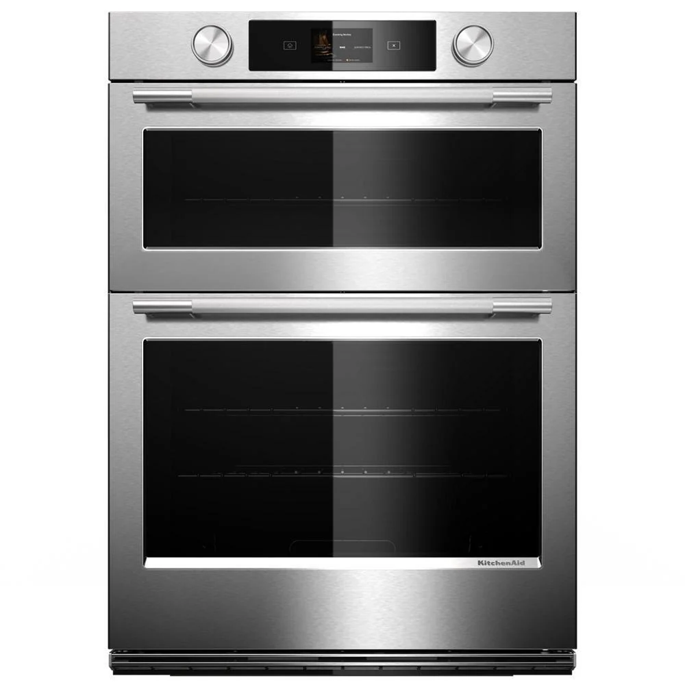 Kitchenaid KOEC727SPS 27-inch Smart Electric Combo Wall Oven with Assisted Cooking Modes - PrintShield™ Finish