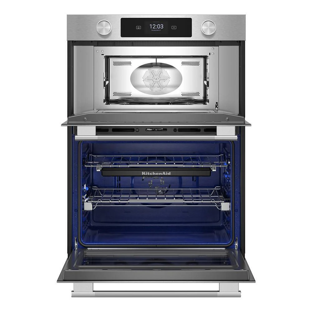 Kitchenaid KOEC727SPS 27-inch Smart Electric Combo Wall Oven with Assisted Cooking Modes - PrintShield™ Finish - Image 3