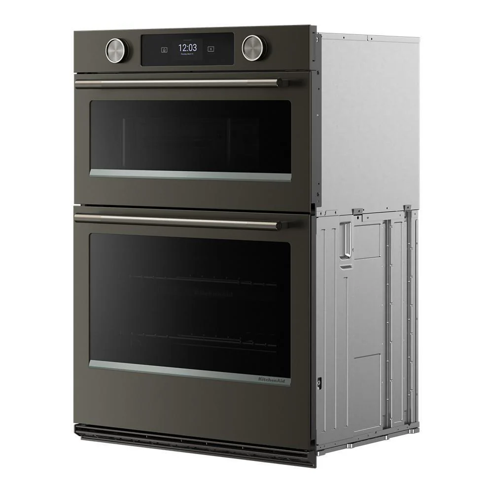 Kitchenaid KOEC730SBE 30-inch Smart Electric Combo Wall Oven with Assisted Cooking Modes - Black Ore - Image 3