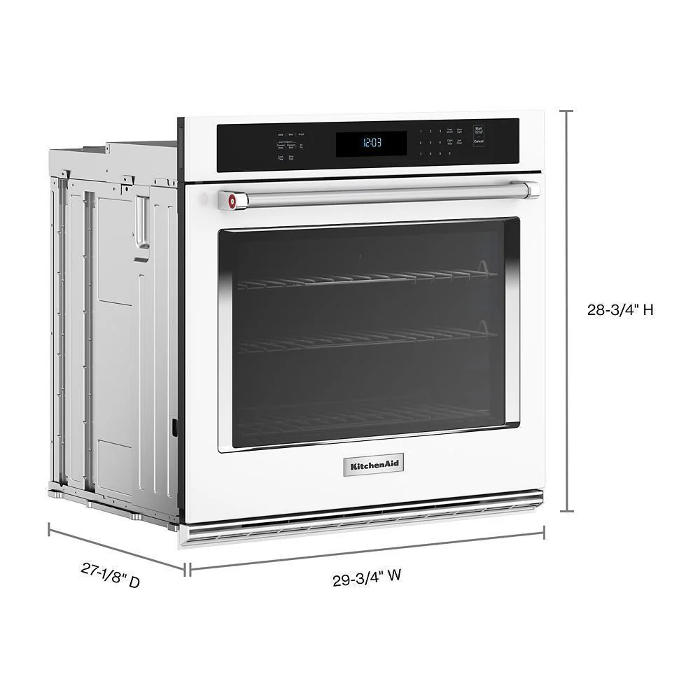KOES530PWH KitchenAid® 30" Single Wall Ovens with Air Fry Mode - Image 3