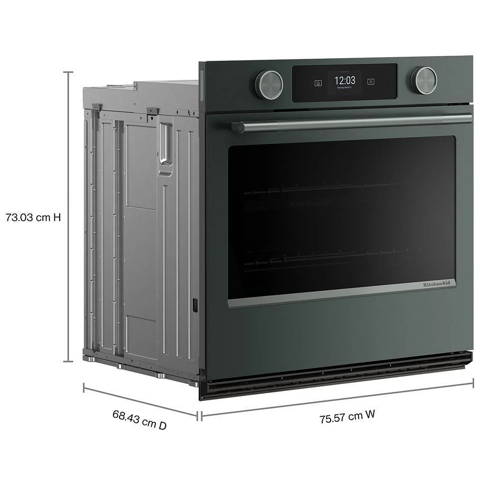 Kitchenaid KOES730SJP 30-inch Smart Electric Single Wall Oven with Assisted Cooking Modes - Juniper - Image 2