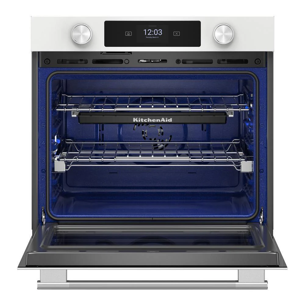 Kitchenaid KOES730SWH 30-inch Smart Electric Single Wall Oven with Assisted Cooking Modes - White - Image 5