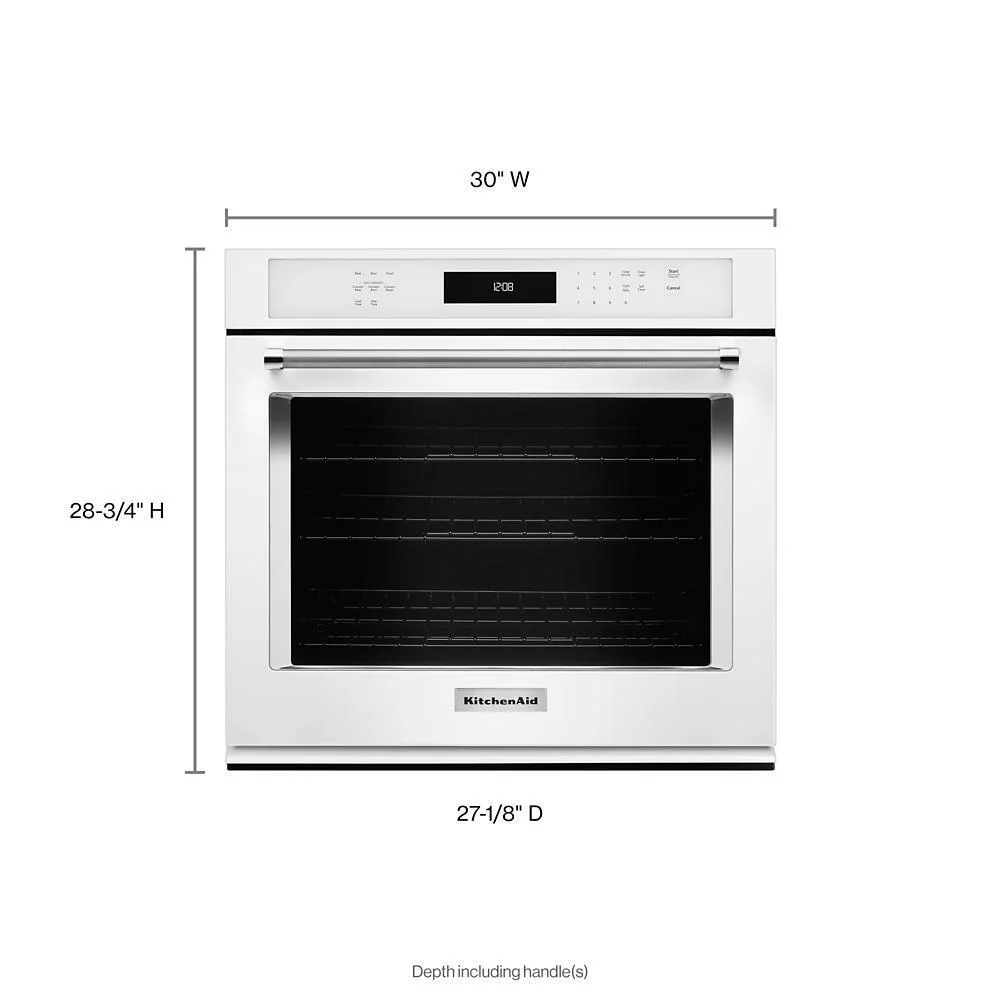 Kitchenaid KOSE500EWH 30" Single Wall Oven with Even-Heat™ True Convection - Image 2