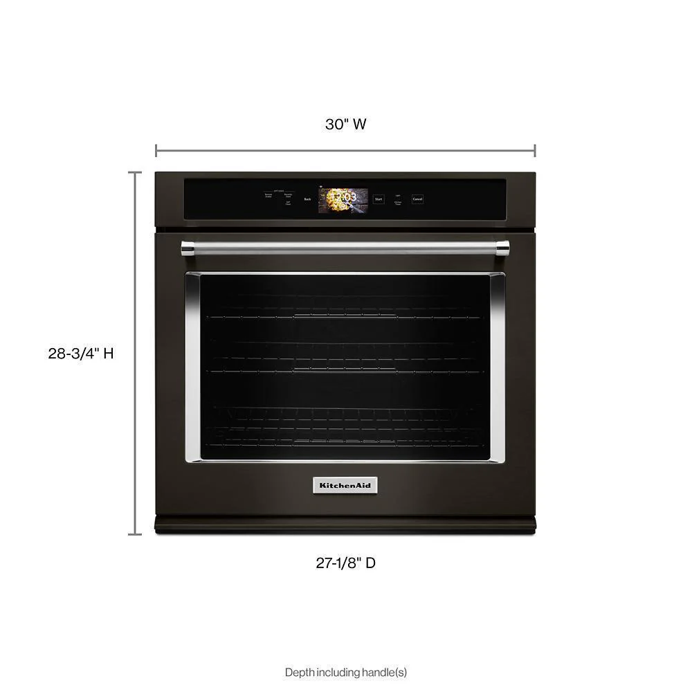 Kitchenaid KOSE900HBS Smart Oven+ 30" Single Oven with Powered Attachments and PrintShield™ Finish - Image 8