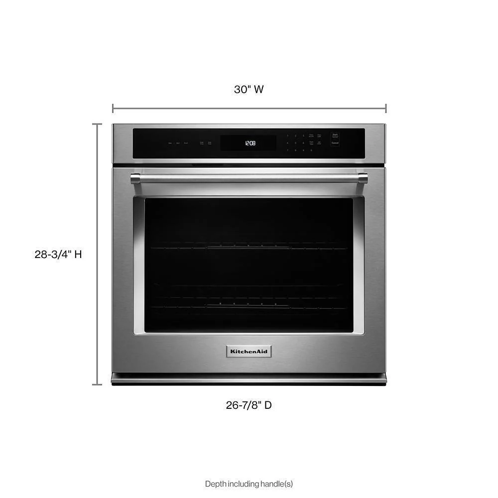 Kitchenaid KOST100ESS 30" Single Wall Oven with Even-Heat™ Thermal Bake/Broil - Image 3