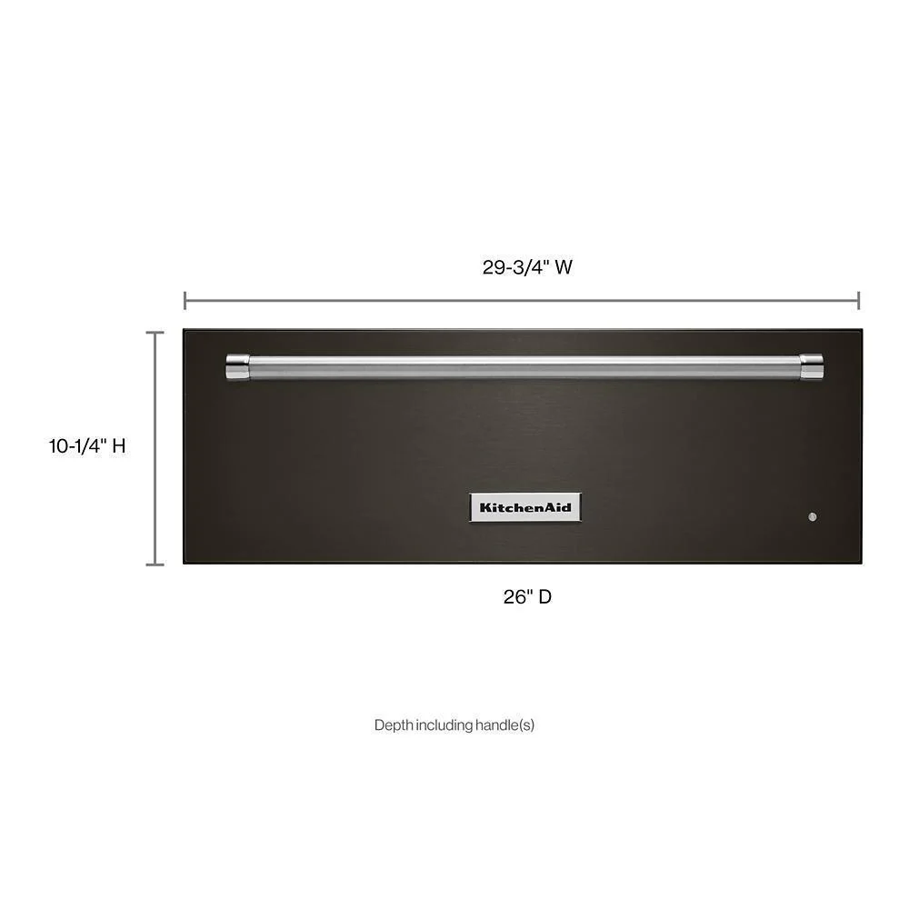 Kitchenaid KOWT100EBS 30'' Slow Cook Warming Drawer with PrintShield™ Finish - Image 8