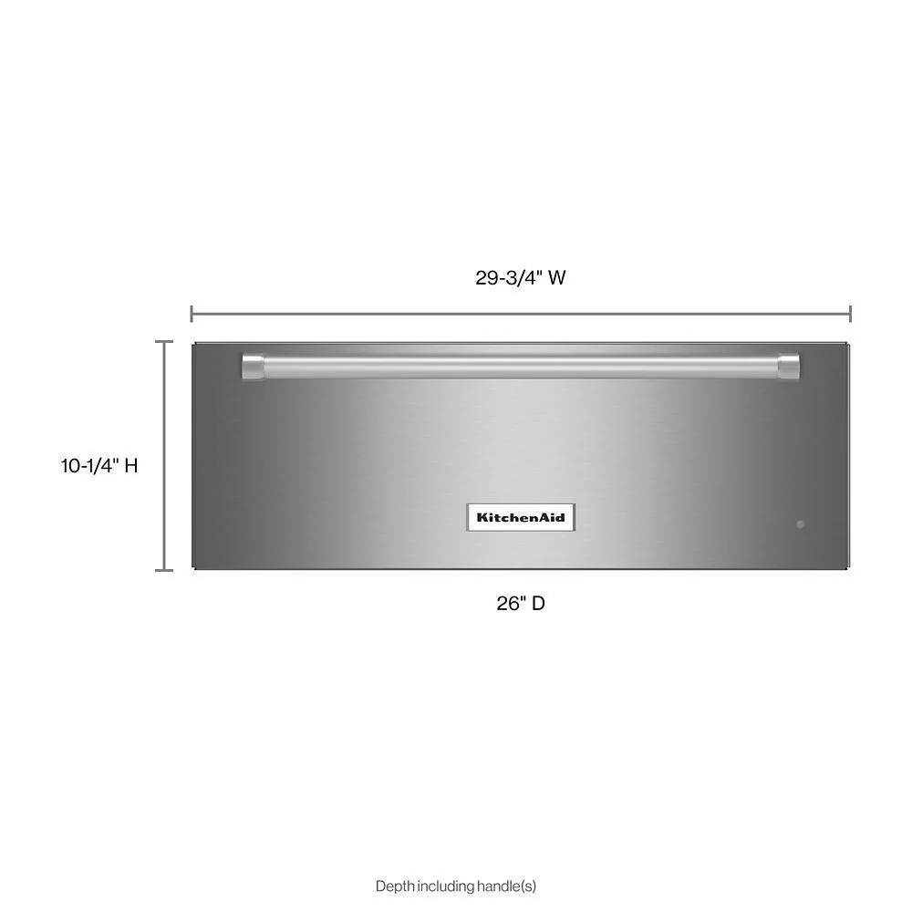 Kitchenaid KOWT100ESS 30'' Slow Cook Warming Drawer - Image 3